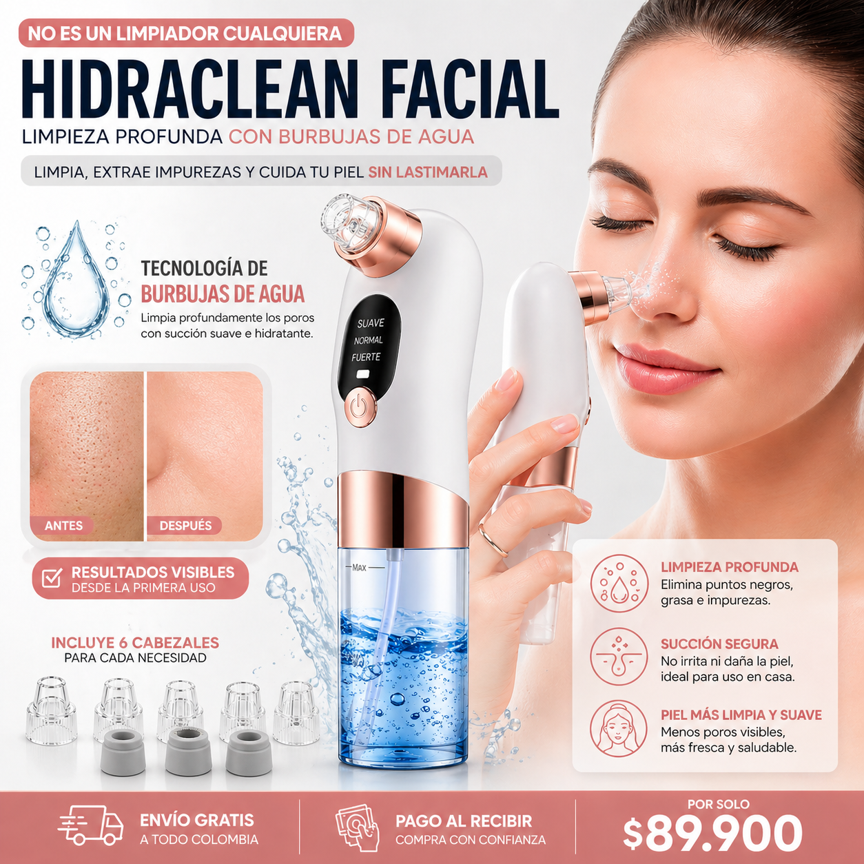 HidraClean Facial ® – Limpieza Profunda con Agua