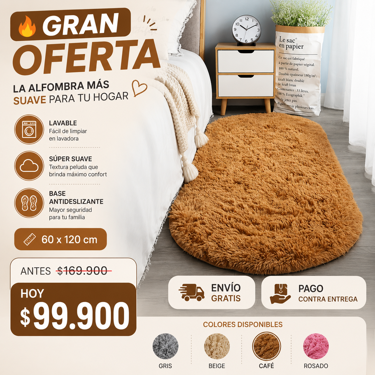Alfombra Peluche Premium