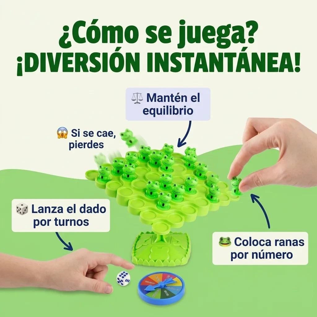 Reto de Ranas ® – Juego de Equilibrio y Agilidad