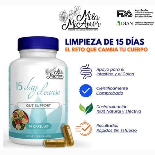 15 Días Clean | Détox Limpieza Estomacal Completa en 15 Días