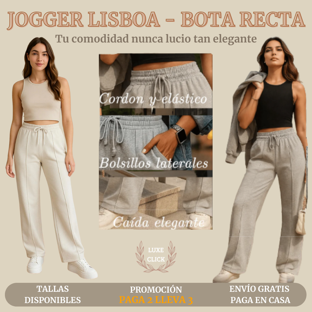 Pantalón Jogger Bota Recta