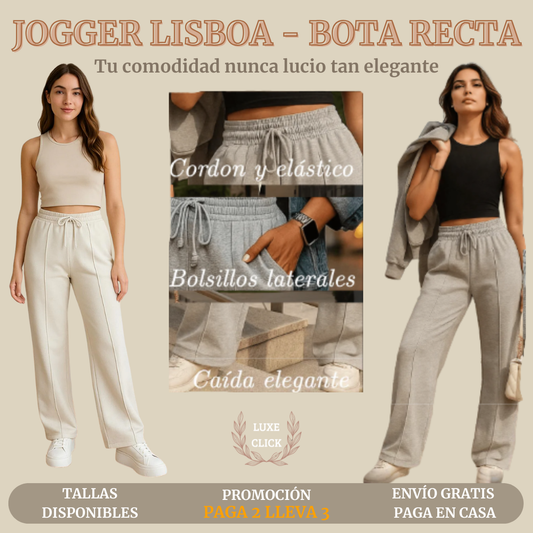 Pantalón Jogger Bota Recta