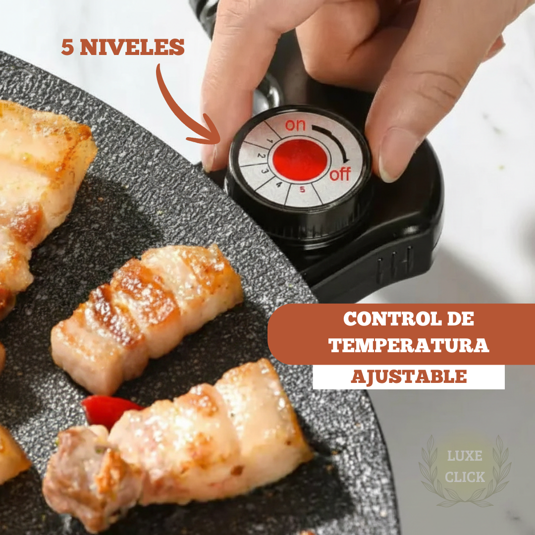 MaxGrill® Sartén Eléctrico Coreano