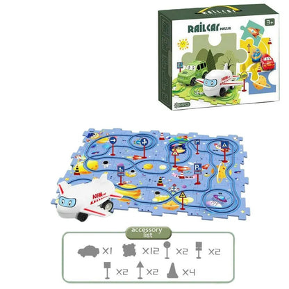 Pista Rompecabezas Armable Niños