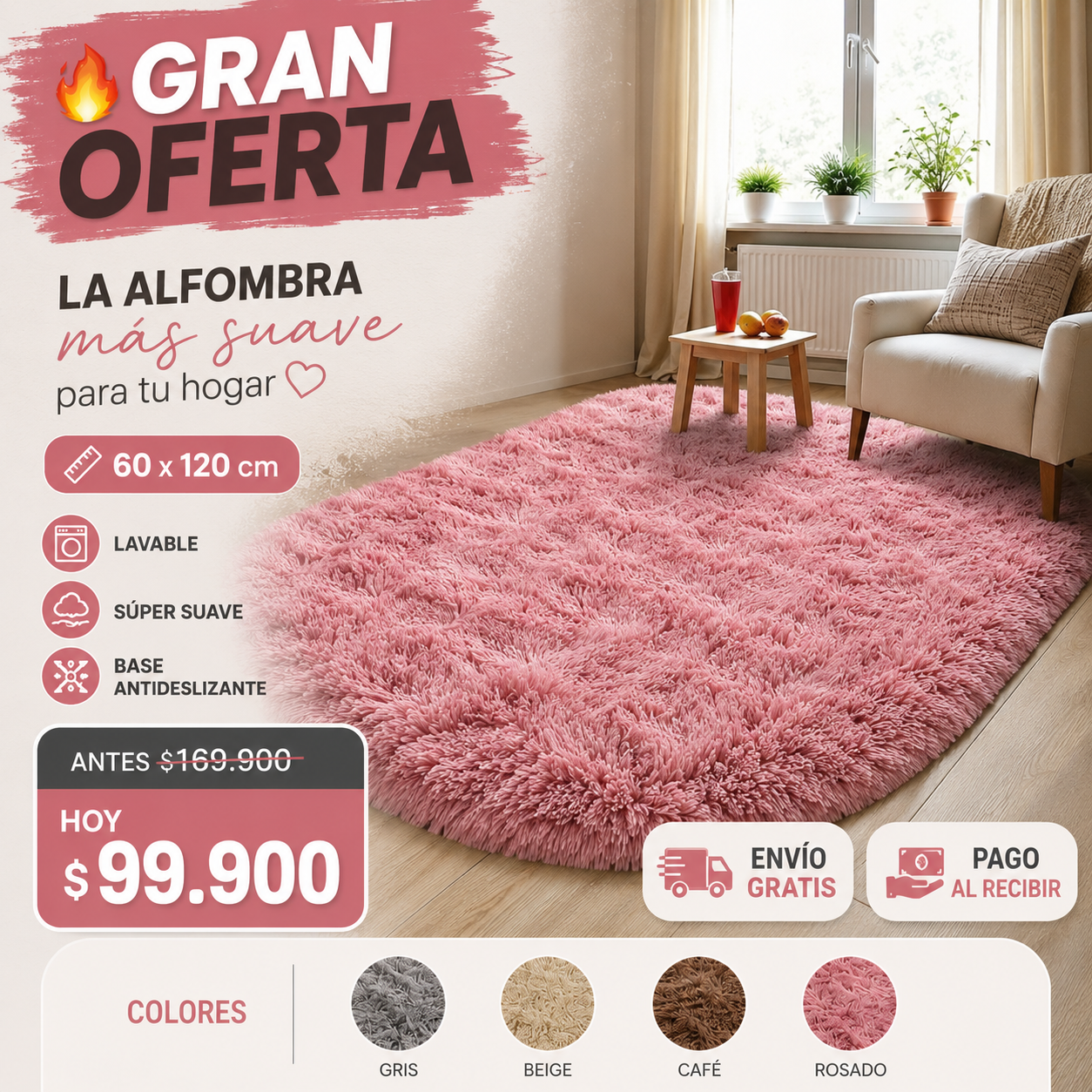 Alfombra Peluche Premium