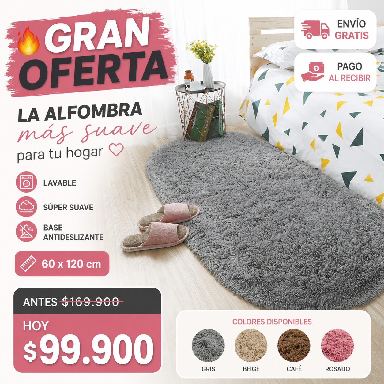 Alfombra Peluche Premium