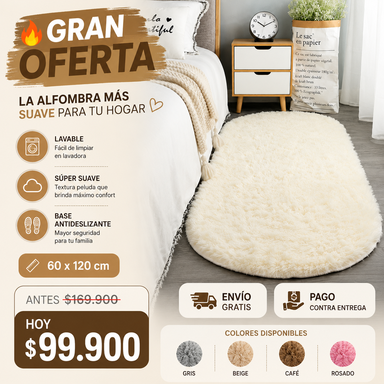 Alfombra Peluche Premium