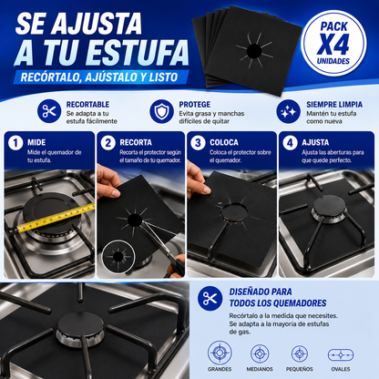 Protector de Estufa X4 Unidades