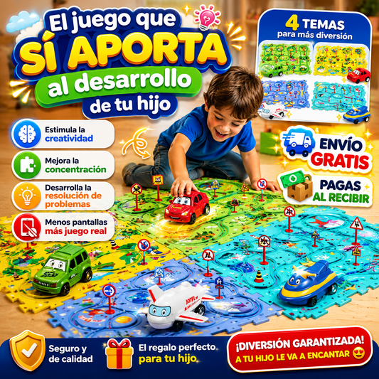 Pista Rompecabezas Armable Niños