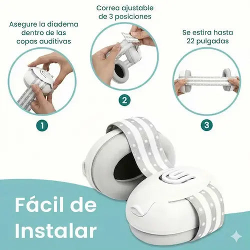 DreamQuiet Baby ® Protectores Auditivos Antiruido para Bebés