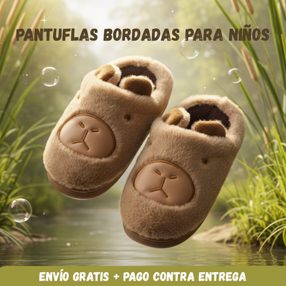 Pantuflas Bordadas Niños