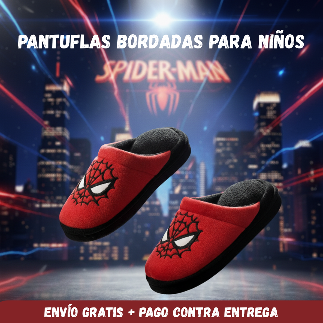Pantuflas Bordadas Niños