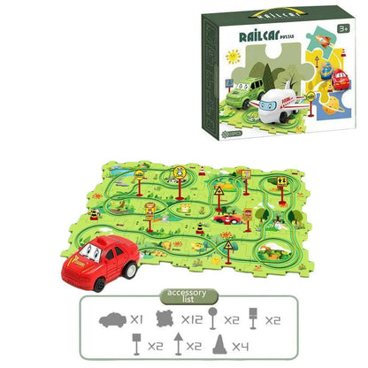 Pista Rompecabezas Armable Niños