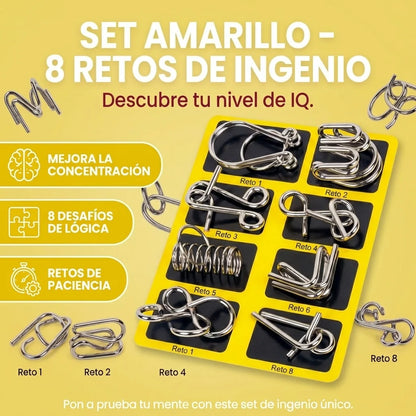 Rompecabezas Metálicos de Ingenio