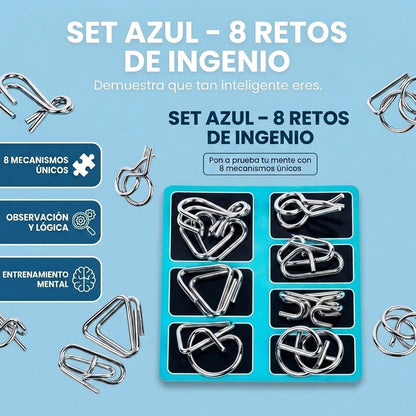 Rompecabezas Metálicos de Ingenio