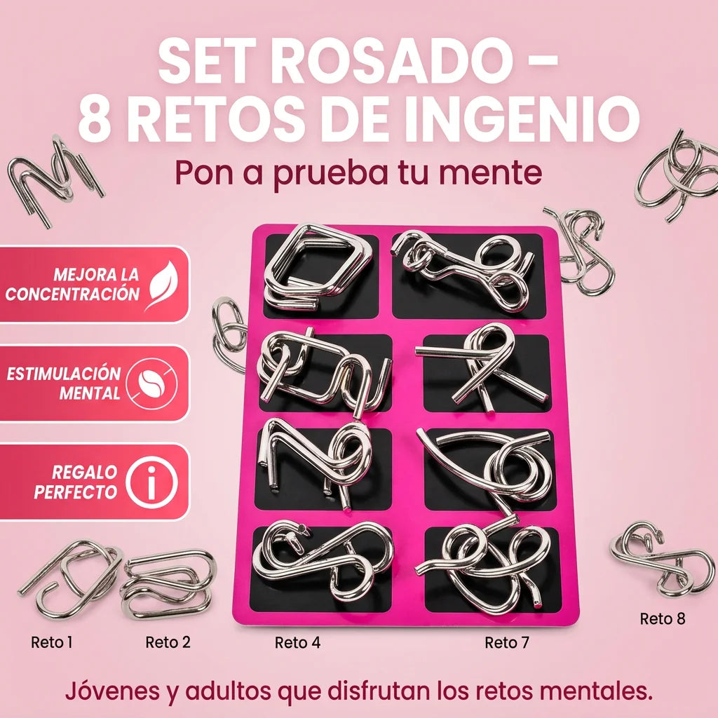 Rompecabezas Metálicos de Ingenio