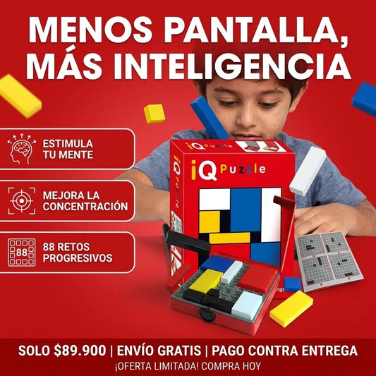 IQ Puzzle – Juego de lógica portátil (88 retos)