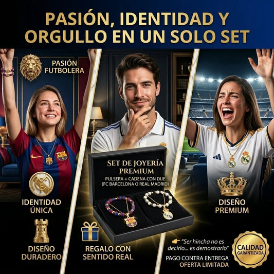 Set Premium Hincha (Cadena + Pulsera)