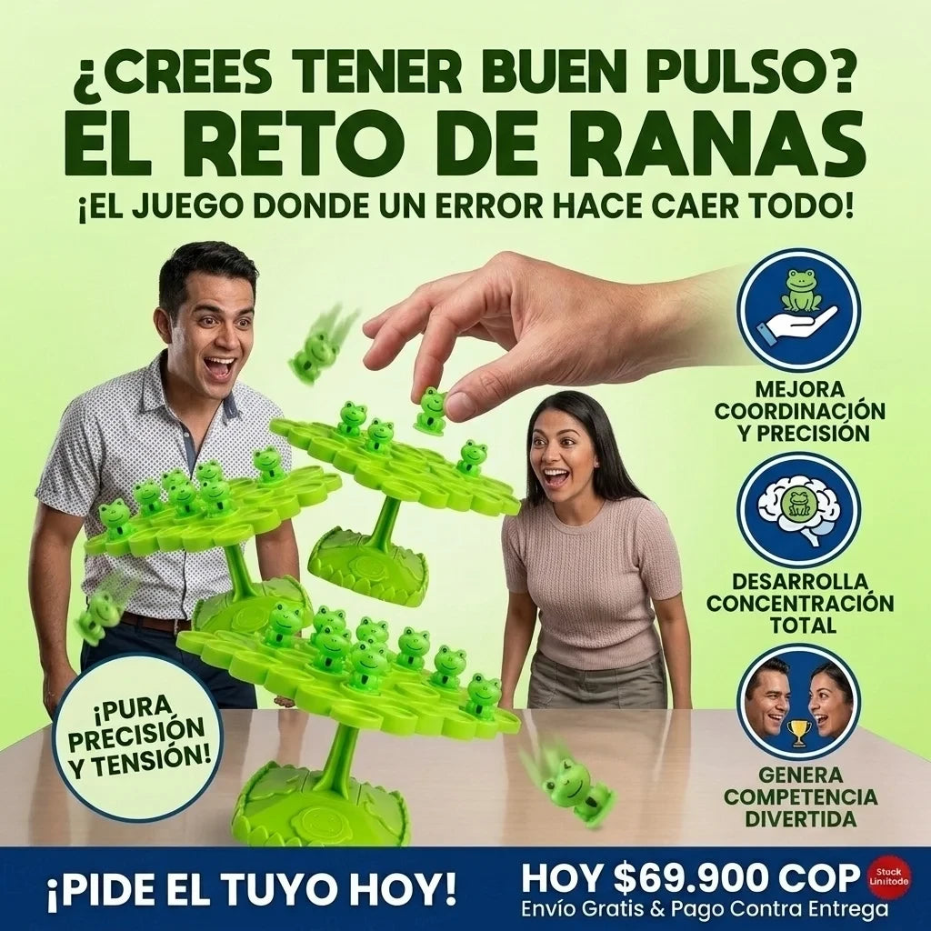 Reto de Ranas ® – Juego de Equilibrio y Agilidad
