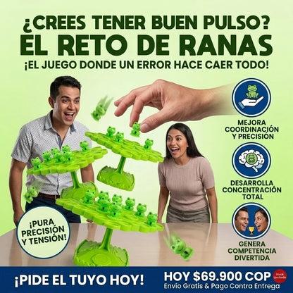 Reto de Ranas ® – Juego de Equilibrio y Agilidad