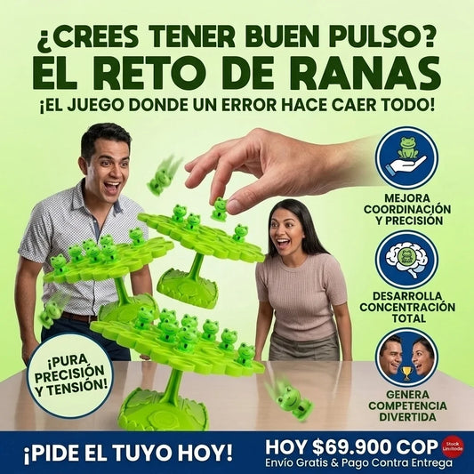 Reto de Ranas ® – Juego de Equilibrio y Agilidad