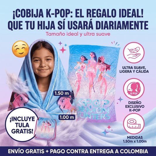 Cobija Guerreras K-pop + Tula Gratis ®